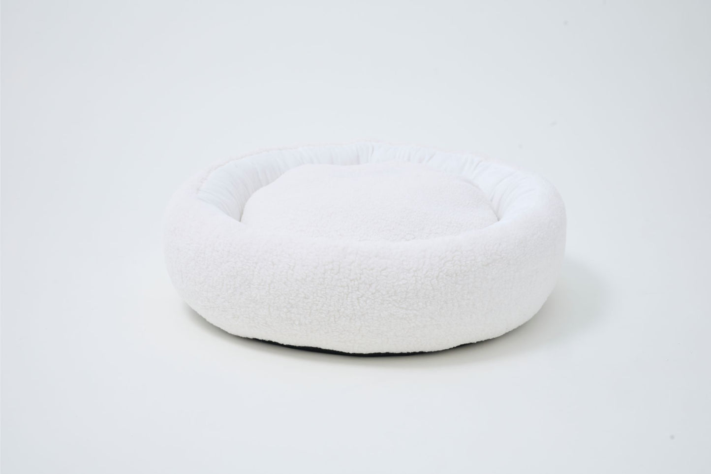 Ivory Donut Dog Bed