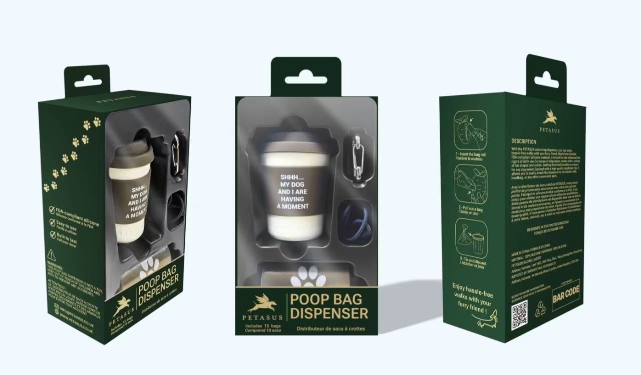 Coffee Cup Poop Bag Dispenser
